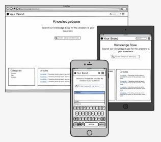 Mobile Tablet Browser Window Mockup , Png Download, Transparent Png, Free Download