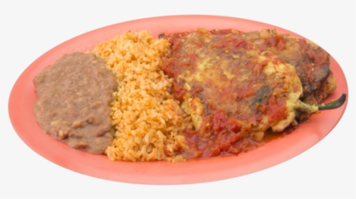 Chile Relleno Con Arroz Y Frijoles, HD Png Download, Free Download