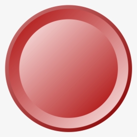 Red Round Button - Round Red Button Png, Transparent Png, Free Download