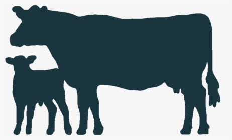 Cow Clip Art Calf - Cow And Calf Svg, HD Png Download, Free Download