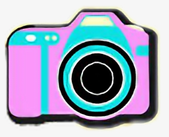 90"s Camera Pink Cute Radfreetoedit - Circle, HD Png Download, Free Download