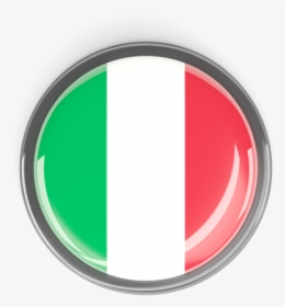 Metal Framed Round Button - Png Round Button Italy, Transparent Png, Free Download