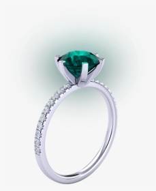 Rendered Ring - Engagement Ring, HD Png Download, Free Download