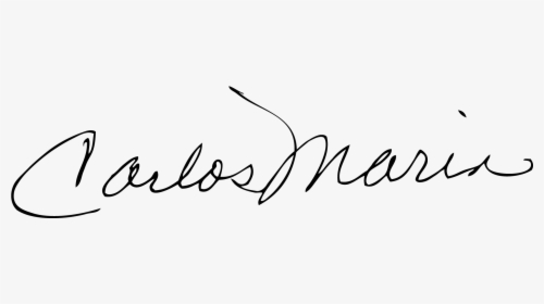 Carlos Marin Signature, HD Png Download, Free Download