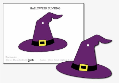 Transparent Halloween Decorations Png - Halloween Printables Witch Hat, Png Download, Free Download