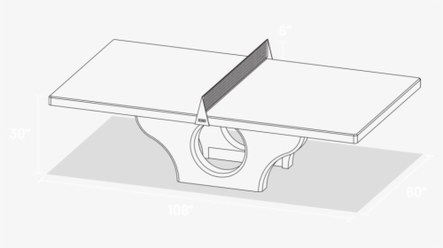 Table Schematic Measure V2 - Coffee Table, HD Png Download, Free Download