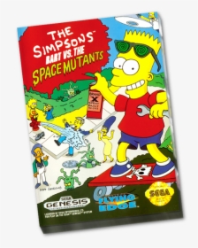 Simpsons Bart Vs The Space Mutants Sms, HD Png Download, Free Download