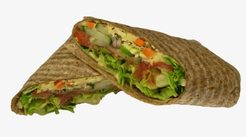 Hummus Wrap - Fast Food, HD Png Download, Free Download