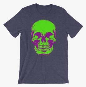 Transparent Green Skull Png - New Day Pancake Power T Shirt, Png ...