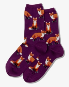 Women"s Foxes Crew Socks"  Class="slick Lazy Image - Sock, HD Png Download, Free Download
