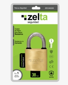 Candado De Hierro Bronceado De 38mm - Security, HD Png Download, Free Download