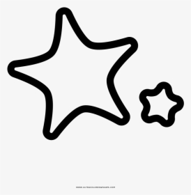 Dibujo De Estrella De Mar Para Colorear - Estrellas Dibujos Para Colorear, HD Png Download, Free Download