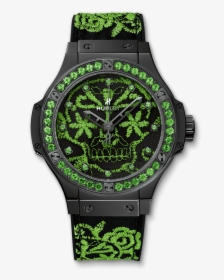 Big Bang Broderie Sugar Skull Fluo Malachite Green, HD Png Download, Free Download