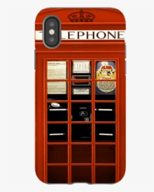 British Red Telephone Box - Red Phone Box Phone Case, HD Png Download, Free Download