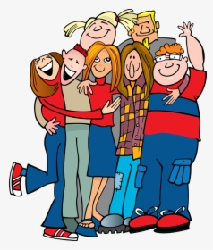 Friends And Introduction Clipart Of Groups, External - Hang Out With Friends Clipart, HD Png Download, Free Download