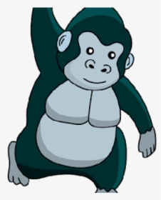 Gorilla Clipart Cool - Gorilla Clipart, HD Png Download, Free Download