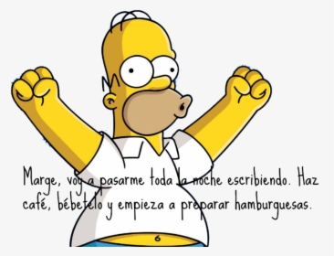 Transparent Frases Png - Homer Simpson Transparent Background, Png Download, Free Download