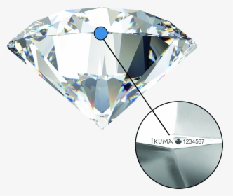 Round Cut Diamond Side View, HD Png Download, Free Download