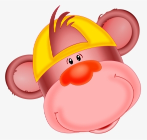 Ape Gorilla Simian Baboons Mandrill - Cartoon Monkey With A Hat, HD Png Download, Free Download