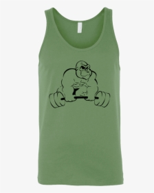 T Shirts Leaf Green / X Small Gorilla Strength Tank - T-shirt, HD Png Download, Free Download