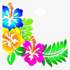 Hawaiian Border Clip Art Hawaiian Clip Art Borders - Beautiful Flower Border Design, HD Png Download, Free Download