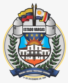 Escudo Estado Vargas - Escudo Y Bandera Del Estado Vargas, HD Png Download, Free Download
