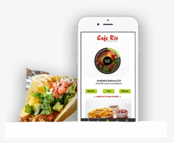 Rio Rewards App Beside Taco - Belgian Waffle, HD Png Download, Free Download