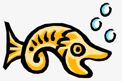 Vector Illustration Of Aquarium Tropical Fish Symbol, HD Png Download, Free Download