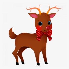 Free Reindeer Clipart Christmas Clip Royalty Free Library - Christmas Reindeer Clipart, HD Png Download, Free Download