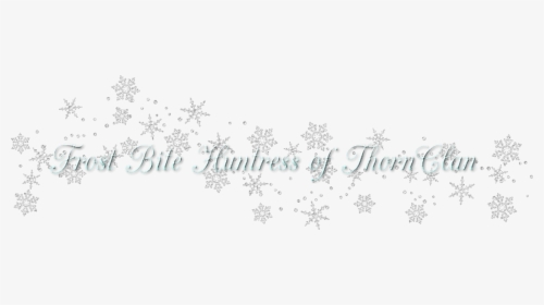 Transparent Snowflakes Clipart - Calligraphy, HD Png Download, Free Download