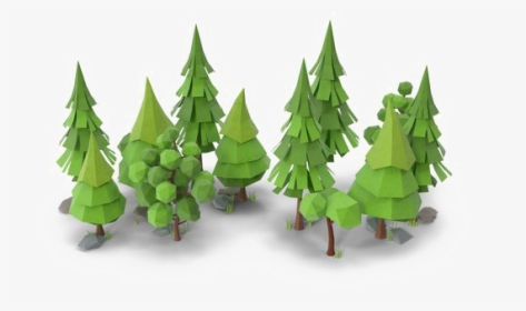Forest Png Photo Image - 3d Stylized Pine Tree, Transparent Png, Free Download