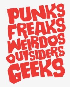 Punks Freaks And Weirdos Dead Man Label, HD Png Download, Free Download