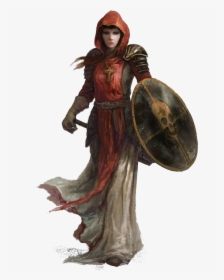 Download Fantasy Women Warrior File Hq Png Image - Human Female Cleric D&d, Transparent Png, Free Download