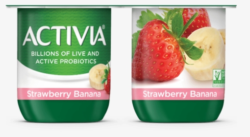 Activia Probiotic Blended Lowfat Yogurt Strawberry - Activia Probiotic Yogurt, HD Png Download, Free Download