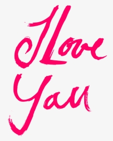I Love You Png - Love You Text Png, Transparent Png, Free Download