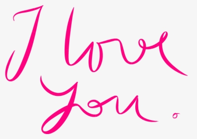 I Love You Png - Font I Love You, Transparent Png, Free Download