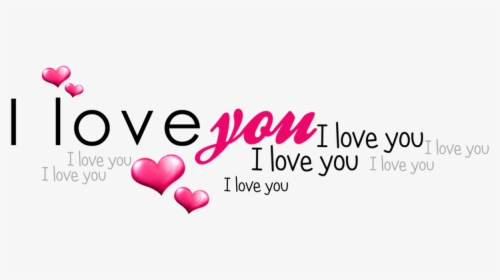I Love You Text Png February Clipart - Keep My Hands Off You, Transparent Png, Free Download