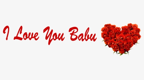 I Love You Babu Rose Png - Rose Love You Jaan, Transparent Png, Free Download