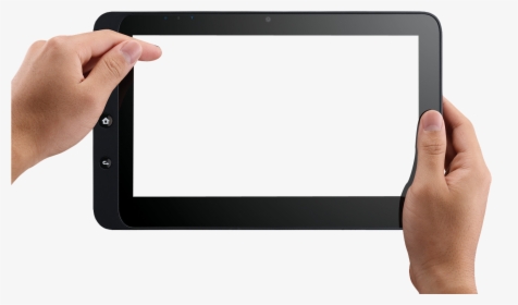 Hand Holding Tablet Png, Transparent Png, Free Download