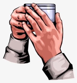 Transparent Hand Hold Png - Hand Holding Coffee Mug, Png Download, Free Download