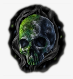 Green Skull Png - Skull, Transparent Png, Free Download