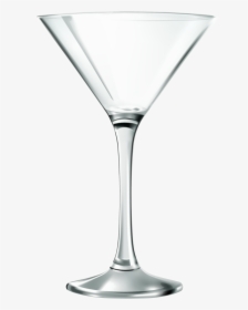 Empty Martini Glass Png Clipart - Transparent Background Martini Glass Png, Png Download, Free Download
