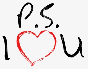 Transparent I Love You Png - Ps I Love You Png, Png Download, Free Download