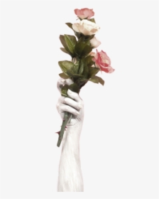 #rose #flower #hand #hold #aesthetic - Hand Hold Flower Png, Transparent Png, Free Download