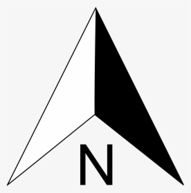 North Compass Arrow Clip Art - North Sign Png Hd, Transparent Png, Free Download