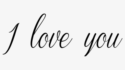 Clip Art I Love You In Calligraphy - Cocteleria, HD Png Download, Free Download