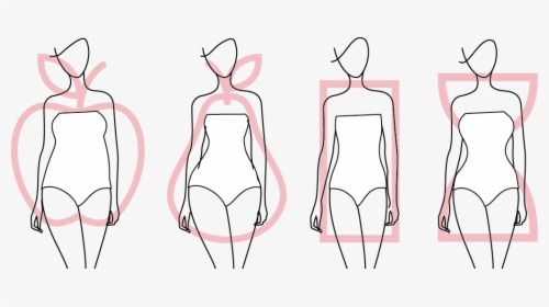 How To Choose Wedding Dresses By Body Shapes - Pear Shape Body Type, HD Png Download, Free Download