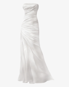 Simple Wedding Dress Png Clip Art - Cocktail Dress, Transparent Png, Free Download