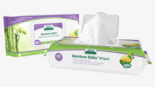80ct Regular Wipes Pack Sq2 - Aleva Naturals Bamboo Baby Wipes, HD Png Download, Free Download