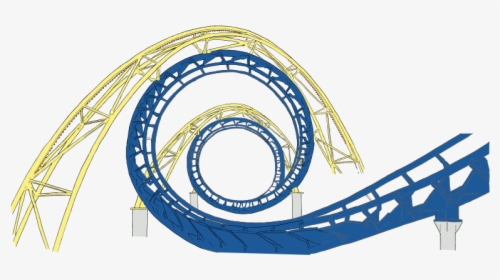 Roller Coaster Track Png, Transparent Png, Free Download